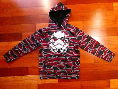 Buy Star Wars Youth Camouflage Print Stormtrooper Lightweight Hoodie -Size L (10/12) • 4.80£