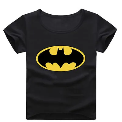 Buy Spiderman Kids Boy T-Shirts Superman T-Shirt Batman Short Sleeve Superhero Tops  • 5.16£