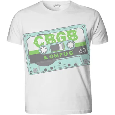 Buy CBGB  Unisex T- Shirt -  Tape  - White Cotton • 16.99£