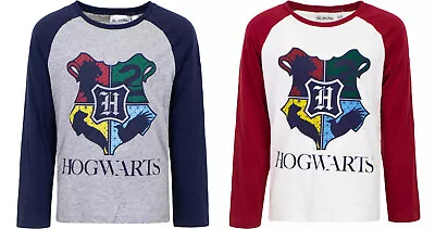 Buy Kids Boys Girls World Book Day Hogwarts Long Sleeve T-Shirt 6 To 12 Years • 7.99£