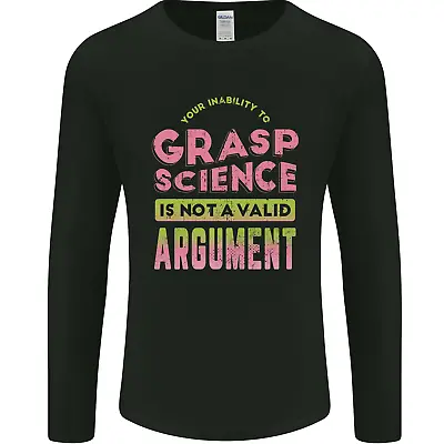 Buy Grasp Science Funny Geek Nerd Physics Maths Mens Long Sleeve T-Shirt • 11.49£