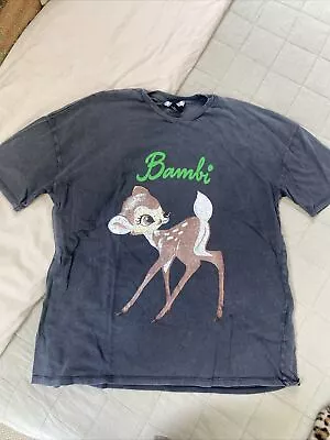 Buy Zara Trafaluc Bambi T Shirt Oversized Medium • 2.50£