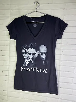 Buy The Matrix Neo Trinity Morpheus Logo Short Sleeve T-Shirt Womens Juniors Size M • 14.21£