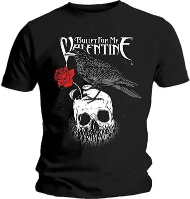 Buy Bullet For My Valentine  'Raven'  Black T-Shirt  LARGE (ro) • 15.99£