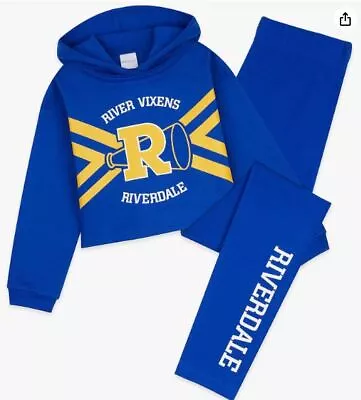 Buy Merchandise Riverdale Hoodie And Legging Set Outfit For Girls BLUE 11-14 YRS • 15.99£