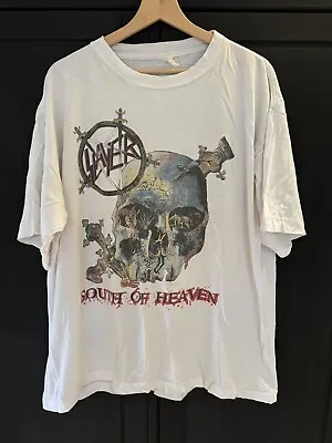 Buy Vintage Slayer South Of Heaven 1990 T Shirt L / Metallica Anthrax Megadeth • 300£