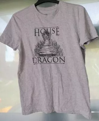 Buy  House Of Dragons  Men’s Game Of Thrones Tshirt Grey Medium • 15£