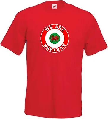 Buy We Are Wrexham Fans Football Soccer T-Shirt - Sizes Small To 5XL • 12.96£