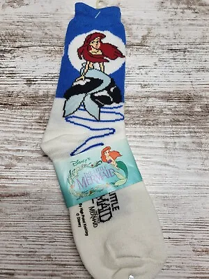 Buy New Little Mermaid Socks Size 6-8 1/2 • 9.46£
