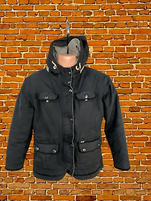 Buy Mens Celtic & Co Uk Medium Navy Blue Padded Cotton Wax Utility Hood Jacket Coat • 44.99£