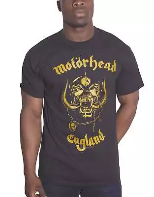 Buy Motorhead England Gold Warpig T Shirt • 17.95£