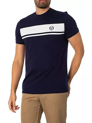 Buy Sergio Tacchini Men's Master T-Shirt, Blue • 23.95£