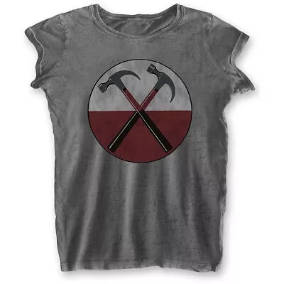 Buy Ladies Pink Floyd The Wall Hammers Burnout Official Tee T-Shirt Womens Girls • 15.99£