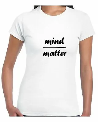 Buy Mind Over Matter, Personalised Unisex T-shirt Custom Vintage Tee Shirts • 12.49£