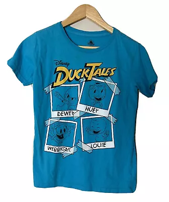 Buy Disney Duck Tales Shirt Short Sleeve Crew Neck Disney Tee Youth L • 27.56£