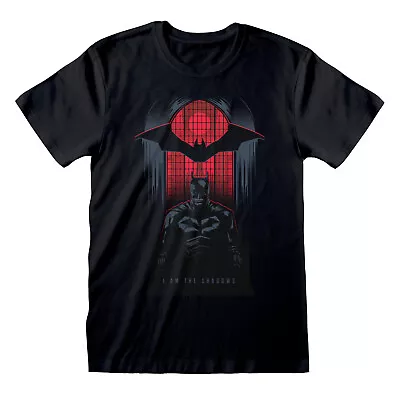 Buy The Batman Official Dc Comics License 'i Am The Shadows' Print Black T-shirt • 14.99£