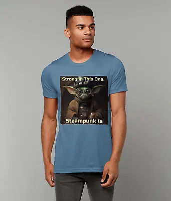 Buy Steampunk  Yoda  Unisex Crew Neck T-Shirt • 19.99£