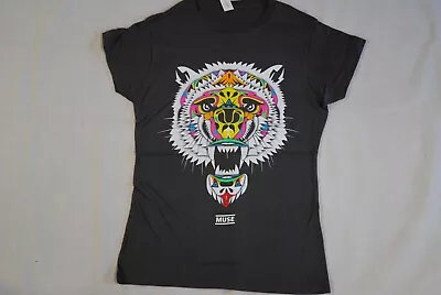 Buy Muse Lion Head Logo Ladies Skinny T Shirt New Official Resistance Absolution • 9.99£