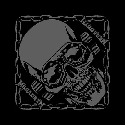 Buy Megadeth Vic Rattlehead Bandana Black Cotton Head Wrap Scarf Official Band Merch • 9.48£