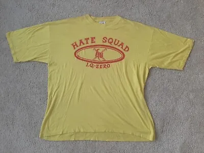 Buy HATE SQUAD IQ Zero Vintage '95 T Shirt XL Tour Groove Metal LP Pantera Sepultura • 90£