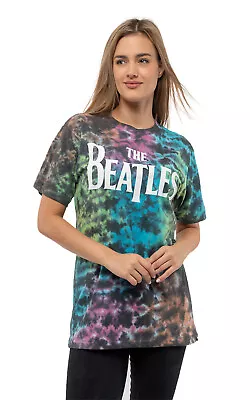 Buy The Beatles Drop T Band Logo Dip Dye Tee • 17.95£