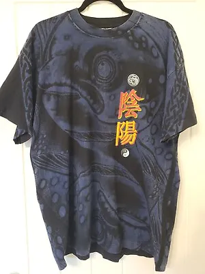 Buy Vintage Marillion Fish 90s Tour T Shirt Yin Yang XL Single Stitch • 50£