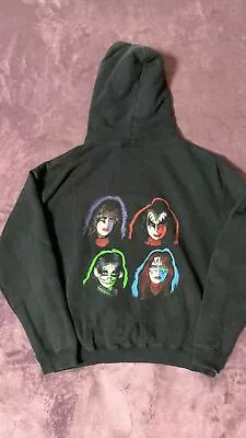 Buy Kiss Band Metal Vintage Hoodie 4 Faces Hoodie Sweatshirt Maxism Sweden Size L • 149.63£