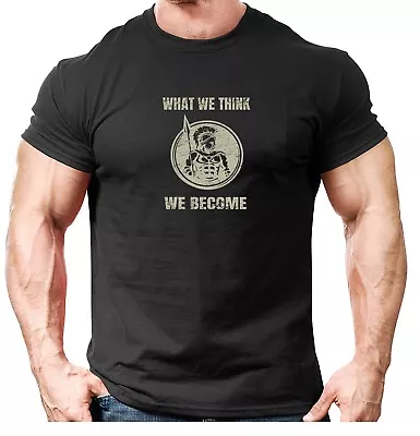 Buy What We Think Spartan Gym T-Shirt BodyBuilder MMA Workout   • 7.99£