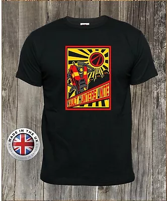 Buy Borderlands T Shirt Propaganda Poster Style Claptrap Tshirt,unisex+ladies Fitted • 24.99£