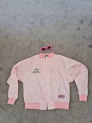 Buy Grease.pink Ladies Jacket And Sun Glasses..size Medium. Fancy Dress  • 8.99£