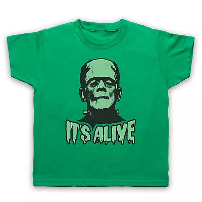 Buy Frankenstein Monster It's Alive Unofficial Horror Icon Kids Childs T-shirt • 16.99£