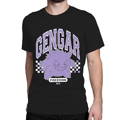 Buy Mens Pokemon Gengar T-Shirt I Mens Pokemon T Shirt I Pokemon Mens Tee Shirts • 19.99£