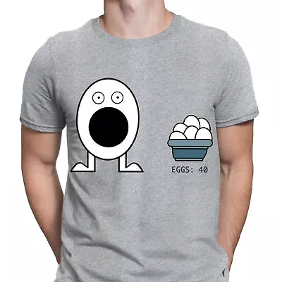 Buy Feed Eggs Humor Funny Comedy Tv Series Film Movie Mens T-Shirts Tee Top #DGV • 14.99£