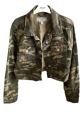 Buy New Look Girls Jacket Camouflage Denim Age 12-13 Years -Very Good Condition • 7.99£