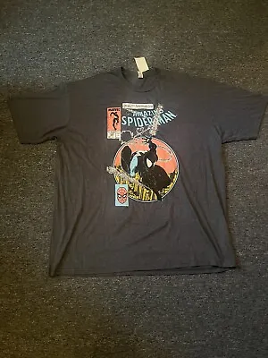 Buy Marvel Amazing Spider-Man 25th Anniversary T-shirt Gray Size 3XL • 23.62£