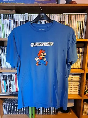 Buy Super Mario Bros T Shirt  Blue - Size XL L • 5£
