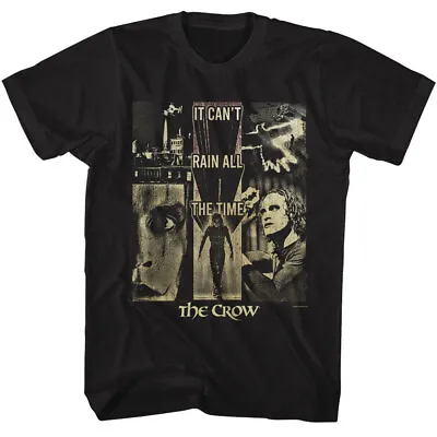Buy The Crow 1994 Movie It Can't Rain All The Time Eric Draven Collage Men's T Shirt • 38.46£