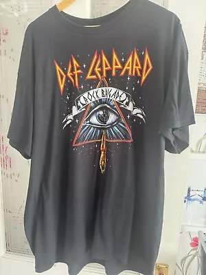 Buy Def Leppard Rock Brigade Fan Club T-shirt XXL • 15£