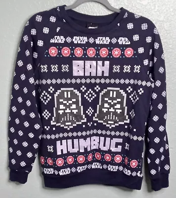 Buy Star Wars Darth Vader Ugly Sweatshirt, Youth Small, A350 • 27.63£