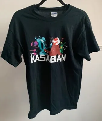 Buy Kasabian T Shirt Rare Empire Tour Indie Rock Band Merch Tee Size Small Black • 16.50£