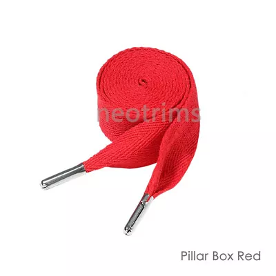 Buy Flat Cotton Drawstring Hoodie String With Stopper Ends,25mm Drawcord Shoelace • 3.95£