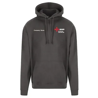 Buy NICEIC Approved Contractor Hoodie Embroidered Personalised Workwear Top Custom • 26£
