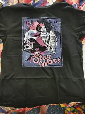 Buy Star Wars Darth Vader Death Star Disney Black Mens  X Large T Shirt • 12£