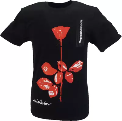 Buy Mens Black Official Depeche Mode Violator T Shirt • 16.99£