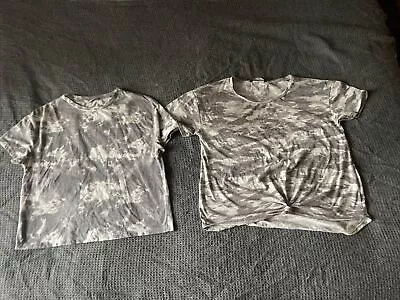 Buy Grey Camouflage Tie Dye T Shirt Top Bundle X2 From George Size 12 Ladies • 2.99£