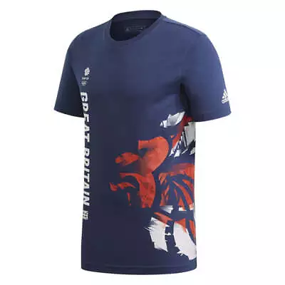 Buy Adidas Team GB Graphic Tee Mens - Great Britain T-Shirt - All Sizes • 17.99£
