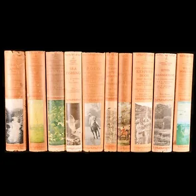 Buy 1929-50 10vol The Lonsdale Library First Edn Wildfowling Trout Fishing Huntin... • 747.50£