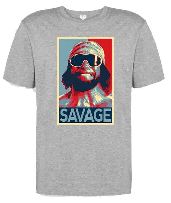 Buy Film Movie Horror  Wrestling T Shirt For The Macho Man Randy Savage Fans • 6.49£