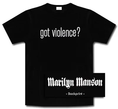 Buy MARILYN MANSON - Got Violence - T-Shirt - Größe / Size XL - Neu • 18.15£