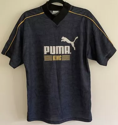 Buy Mens Vintage 90’s Puma King Short Sleeve Jersey T-Shirt. Uk S. Black. PRISTINE • 29.95£